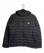 DANTONダントン）の古着「NYLON TAFFETA MIDDLE DOWN HOODED JACKET/ナイロンタフタ ミドルダウン フーデッド ジャケット」｜ブラック