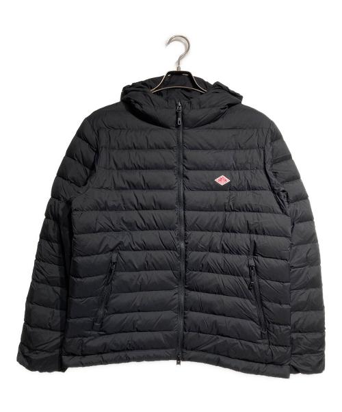 DANTON（ダントン）DANTON (ダントン) NYLON TAFFETA MIDDLE DOWN HOODED JACKET/ナイロンタフタ ミドルダウン フーデッド ジャケット ブラック サイズ:Ｍの古着・服飾アイテム