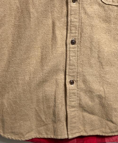 COMME des GARCONS HOMME（コムデギャルソン オム）COMME des GARCONS HOMME (コムデギャルソン オム) バックスイッチネルシャツ/Back-Switch Flannel Shirt  ブラウン サイズ:XSの古着・服飾アイテム