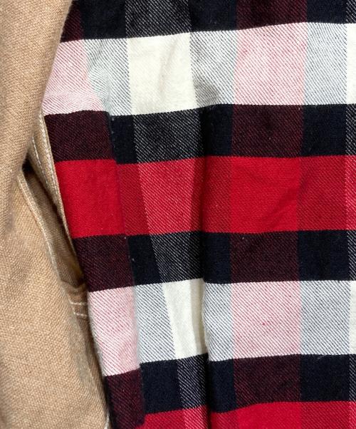 COMME des GARCONS HOMME（コムデギャルソン オム）COMME des GARCONS HOMME (コムデギャルソン オム) バックスイッチネルシャツ/Back-Switch Flannel Shirt  ブラウン サイズ:XSの古着・服飾アイテム