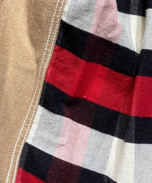 COMME des GARCONS HOMME（コムデギャルソン オム）COMME des GARCONS HOMME (コムデギャルソン オム) バックスイッチネルシャツ/Back-Switch Flannel Shirt  ブラウン サイズ:XSの古着・服飾アイテム