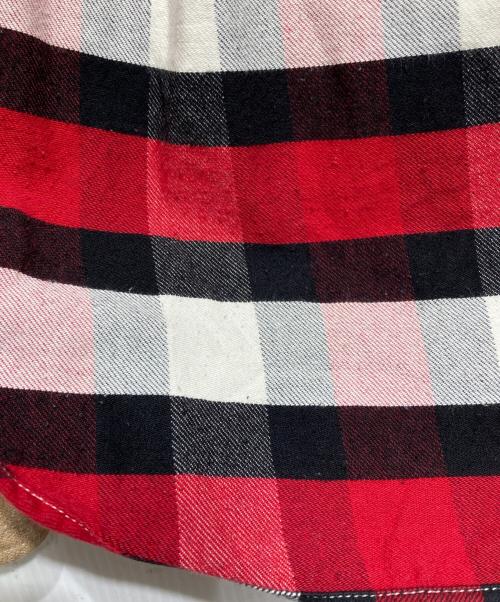 COMME des GARCONS HOMME（コムデギャルソン オム）COMME des GARCONS HOMME (コムデギャルソン オム) バックスイッチネルシャツ/Back-Switch Flannel Shirt  ブラウン サイズ:XSの古着・服飾アイテム