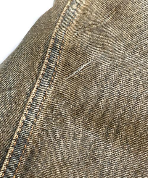 Acne studios（アクネ ストゥディオス）Acne studios (アクネ ストゥディオス) Dyed Denim Bomber Jacket/デニムボンバージャケット インディゴ×ブラウン サイズ:32の古着・服飾アイテム