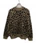 atmos（アトモス）の古着「Small Logo Patch Knit Sweater LEOPARD」｜ベージュ