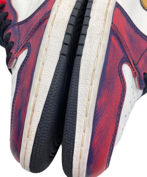 NIKE SB（ナイキエスビー）NIKE SB (ナイキエスビー) Air Jordan 1 Retro High パープル×イエロー サイズ:SIZE US9.5(27.5cm)の古着・服飾アイテム