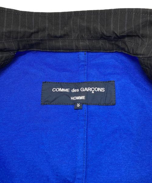 COMME des GARCONS HOMME（コムデギャルソン オム）COMME des GARCONS HOMME (コムデギャルソン オム) ウールストライプ3Bセットアップスーツ/Wool Striped 3-Button Suit  ブラック サイズ:Ｓの古着・服飾アイテム