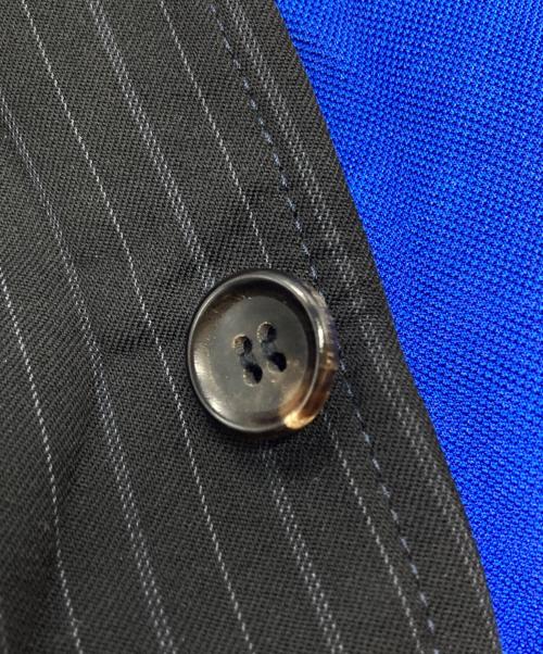 COMME des GARCONS HOMME（コムデギャルソン オム）COMME des GARCONS HOMME (コムデギャルソン オム) ウールストライプ3Bセットアップスーツ/Wool Striped 3-Button Suit  ブラック サイズ:Ｓの古着・服飾アイテム