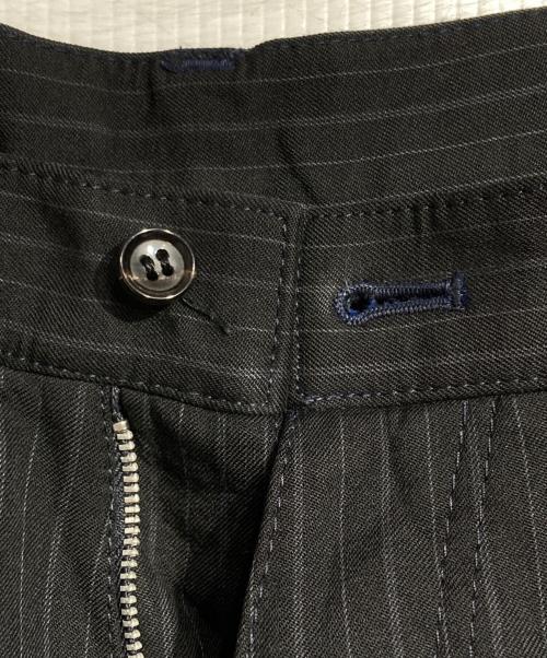 COMME des GARCONS HOMME（コムデギャルソン オム）COMME des GARCONS HOMME (コムデギャルソン オム) ウールストライプ3Bセットアップスーツ/Wool Striped 3-Button Suit  ブラック サイズ:Ｓの古着・服飾アイテム