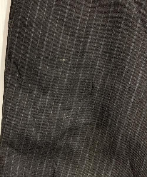 COMME des GARCONS HOMME（コムデギャルソン オム）COMME des GARCONS HOMME (コムデギャルソン オム) ウールストライプ3Bセットアップスーツ/Wool Striped 3-Button Suit  ブラック サイズ:Ｓの古着・服飾アイテム