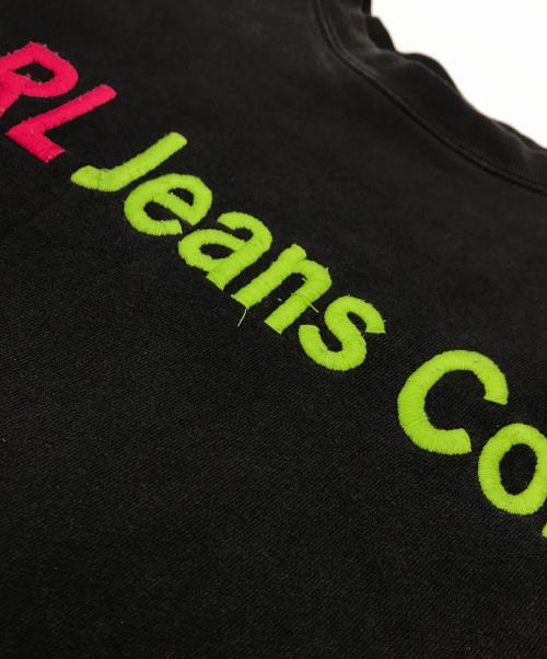 POLO JEANS CO.（ポロジーンズカンパニー）POLO JEANS CO. (ポロジーンズカンパニー) ロゴスウェット ブラック サイズ:	SIZE M/Lの古着・服飾アイテム
