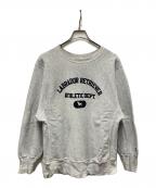 Championチャンピオン）の古着「90s 3段プリントREVERSE WEAVE」｜グレー