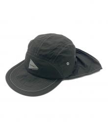 GRAMICCI×and wander（グラミチ×アンドワンダー）の古着「BRUSHED NYLON SUNSHADE CAP」｜グレー