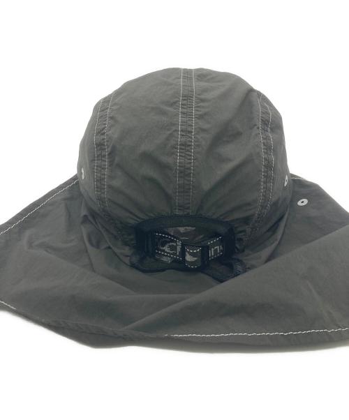 GRAMICCI（グラミチ）GRAMICCI (グラミチ) and wander (アンドワンダー) BRUSHED NYLON SUNSHADE CAP グレーの古着・服飾アイテム