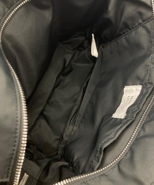 maison kitsune（メゾンキツネ）MAISON KITSUNE (メゾンキツネ) フォックスパファートートバッグ ブラックの古着・服飾アイテム