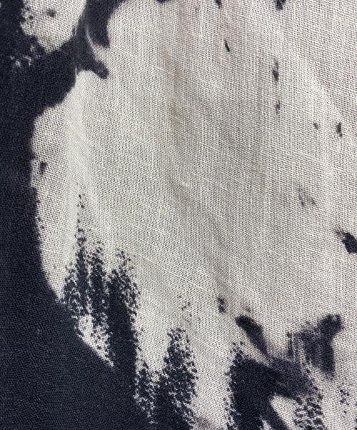 Y's（ワイズ）Y's (ワイズ) 抜染サルエルワイドパンツ/Discharge printed sarrouel wide pants ブラック サイズ:2の古着・服飾アイテム