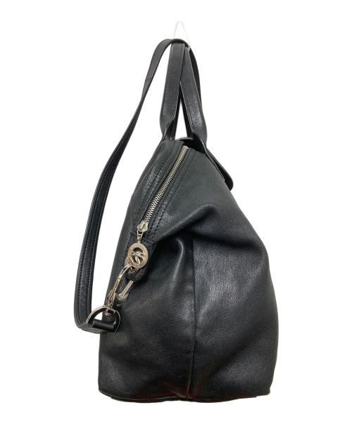 LONGCHAMP（ロンシャン）LONGCHAMP (ロンシャン) ルプリアージュ・キュイール 2WAYバッグ ブラックの古着・服飾アイテム