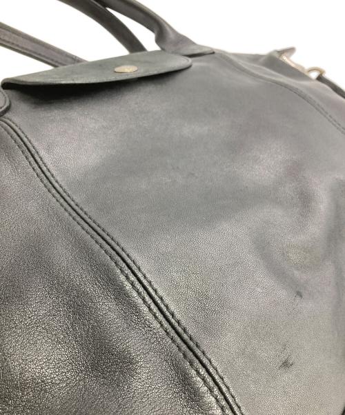 LONGCHAMP（ロンシャン）LONGCHAMP (ロンシャン) ルプリアージュ・キュイール 2WAYバッグ ブラックの古着・服飾アイテム
