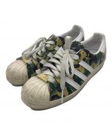 adidas×A BATHING APE（アディダス×ア ベイシング エイプ）の古着「ローカットスニーカー」｜オリーブ