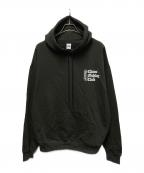 RADIALLラディアル）の古着「CHROME LETTERS-HOODIE SWEATSHIRT L/S」｜ブラック
