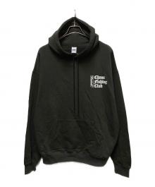 RADIALL（ラディアル）の古着「CHROME LETTERS-HOODIE SWEATSHIRT L/S」｜ブラック