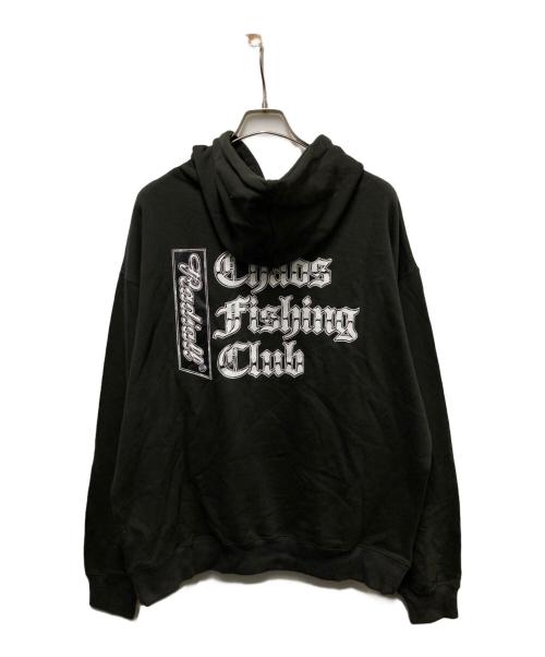 RADIALL（ラディアル）RADIALL (ラディアル) CHROME LETTERS-HOODIE SWEATSHIRT L/S ブラック サイズ:Ｌの古着・服飾アイテム