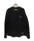 NEIGHBORHOODネイバーフッド）の古着「FLEECE CREWNECK LS」｜ブラック