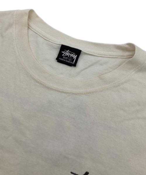 stussy（ステューシー）stussy (ステューシー) ダイスプリントTシャツ ホワイト サイズ:Lの古着・服飾アイテム