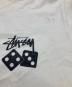 中古・古着 stussy (ステューシー) ダイスプリントTシャツ ホワイト サイズ:L：6000円