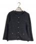 FOXEY（フォクシー）の古着「デイニットツイードジャケット」｜ブラック