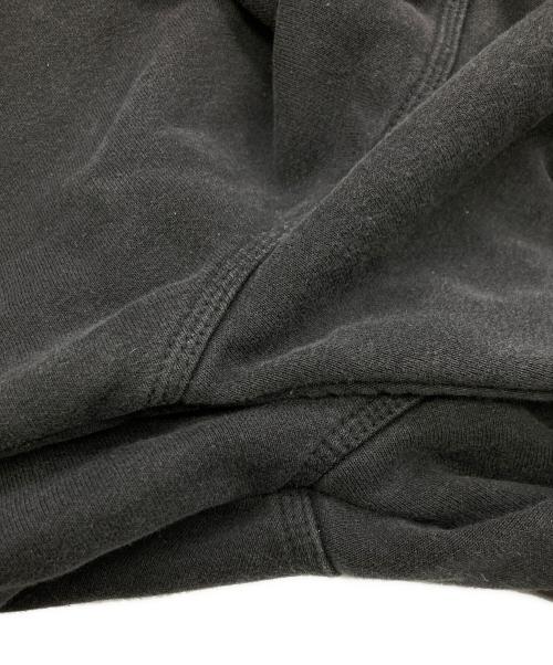 stussy（ステューシー）stussy (ステューシー) フロントロゴ刺繍パーカー ブラック サイズ:Ｌの古着・服飾アイテム