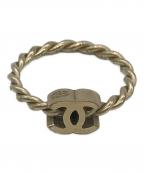 CHANELシャネル）の古着「ココマークモチーフリング」｜ゴールド