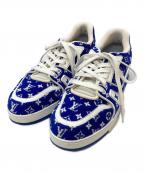LOUIS VUITTONルイ ヴィトン）の古着「LV Trainer Sneaker/LVトレイナーライン マリーヌ スニーカー」｜ブルー