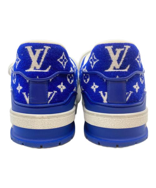 LOUIS VUITTON（ルイ ヴィトン）LOUIS VUITTON (ルイ ヴィトン) LV Trainer Sneaker/LVトレイナーライン マリーヌ スニーカー ブルー サイズ:6 1/2の古着・服飾アイテム