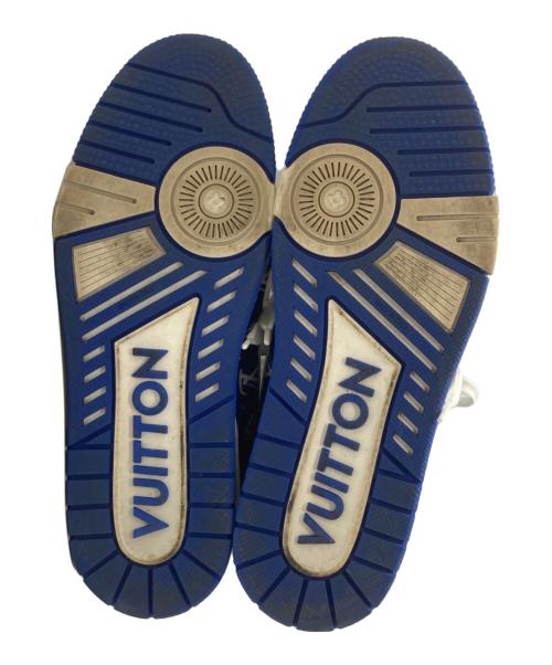 LOUIS VUITTON（ルイ ヴィトン）LOUIS VUITTON (ルイ ヴィトン) LV Trainer Sneaker/LVトレイナーライン マリーヌ スニーカー ブルー サイズ:6 1/2の古着・服飾アイテム