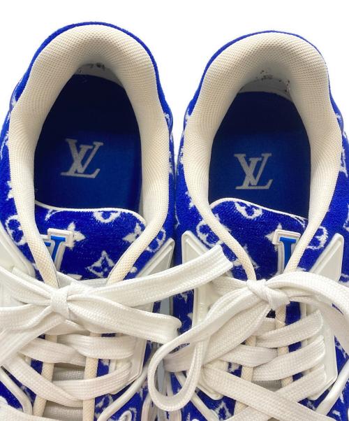 LOUIS VUITTON（ルイ ヴィトン）LOUIS VUITTON (ルイ ヴィトン) LV Trainer Sneaker/LVトレイナーライン マリーヌ スニーカー ブルー サイズ:6 1/2の古着・服飾アイテム