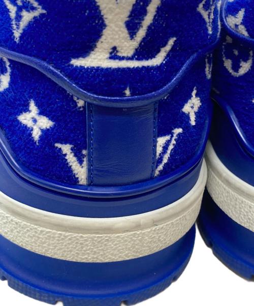LOUIS VUITTON（ルイ ヴィトン）LOUIS VUITTON (ルイ ヴィトン) LV Trainer Sneaker/LVトレイナーライン マリーヌ スニーカー ブルー サイズ:6 1/2の古着・服飾アイテム