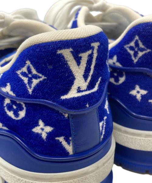 LOUIS VUITTON（ルイ ヴィトン）LOUIS VUITTON (ルイ ヴィトン) LV Trainer Sneaker/LVトレイナーライン マリーヌ スニーカー ブルー サイズ:6 1/2の古着・服飾アイテム