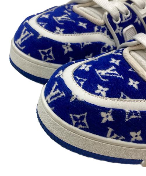 LOUIS VUITTON（ルイ ヴィトン）LOUIS VUITTON (ルイ ヴィトン) LV Trainer Sneaker/LVトレイナーライン マリーヌ スニーカー ブルー サイズ:6 1/2の古着・服飾アイテム