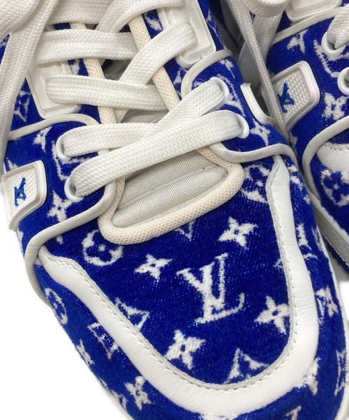 LOUIS VUITTON（ルイ ヴィトン）LOUIS VUITTON (ルイ ヴィトン) LV Trainer Sneaker/LVトレイナーライン マリーヌ スニーカー ブルー サイズ:6 1/2の古着・服飾アイテム