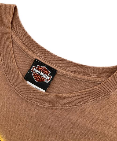 HARLEY-DAVIDSON（ハーレーダビッドソン）HARLEY-DAVIDSON (ハーレーダビッドソン) BLACKBEARD'S REVENGE TEE/ブラックビアードリベンジTシャツ ブラウン サイズ:XLの古着・服飾アイテム