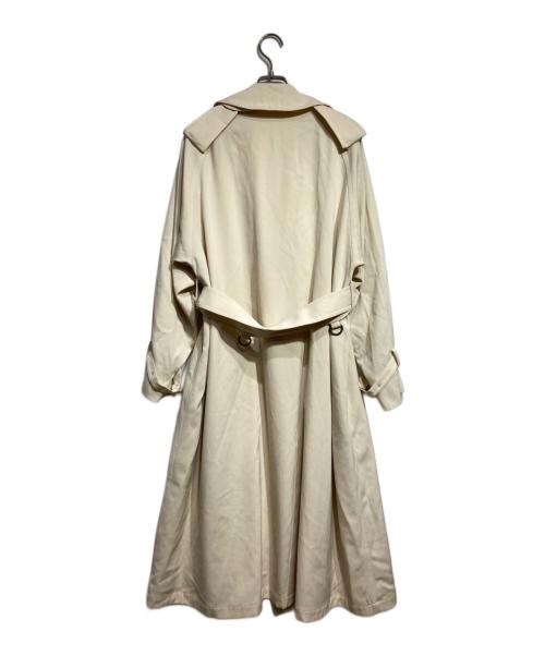 AURALEE（オーラリー）AURALEE (オーラリー) WOOL MAX GABARDINE TRENCH COAT/ウール・マックス・ギャバジン・トレンチコート アイボリーの古着・服飾アイテム