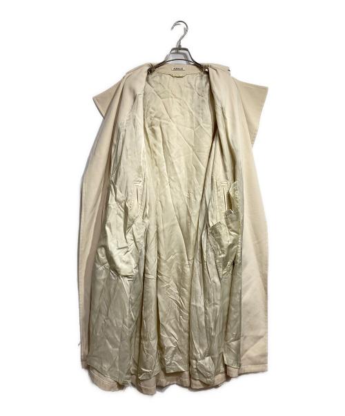 AURALEE（オーラリー）AURALEE (オーラリー) WOOL MAX GABARDINE TRENCH COAT/ウール・マックス・ギャバジン・トレンチコート アイボリーの古着・服飾アイテム