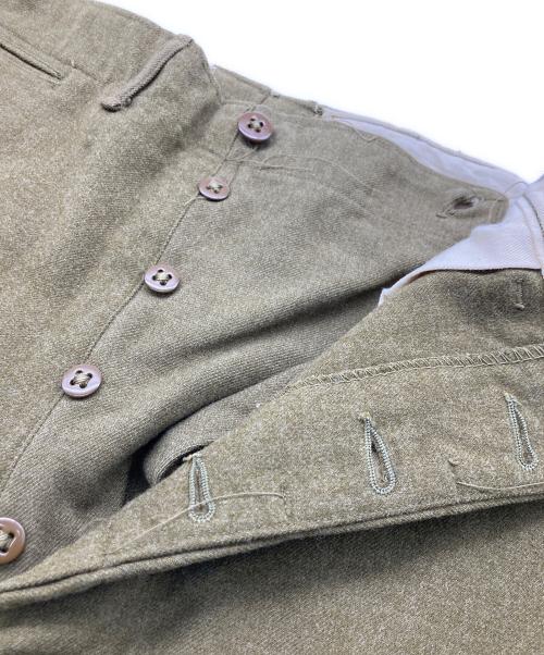 US ARMY（ユーエスアーミー）US ARMY (ユーエスアーミー) ウールトラウザーズ カーキ サイズ:Free(実寸参照）の古着・服飾アイテム
