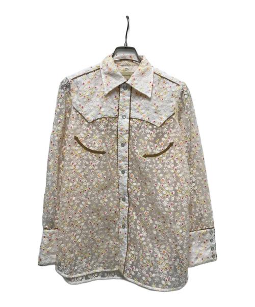 maturely（マチュアリー）maturely (マチュアリー) Lacy Old Western Shirts ホワイト サイズ:FREEの古着・服飾アイテム