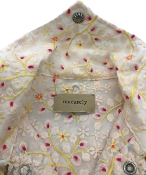 maturely（マチュアリー）maturely (マチュアリー) Lacy Old Western Shirts ホワイト サイズ:FREEの古着・服飾アイテム