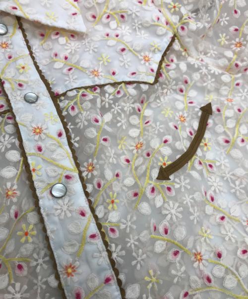 maturely（マチュアリー）maturely (マチュアリー) Lacy Old Western Shirts ホワイト サイズ:FREEの古着・服飾アイテム