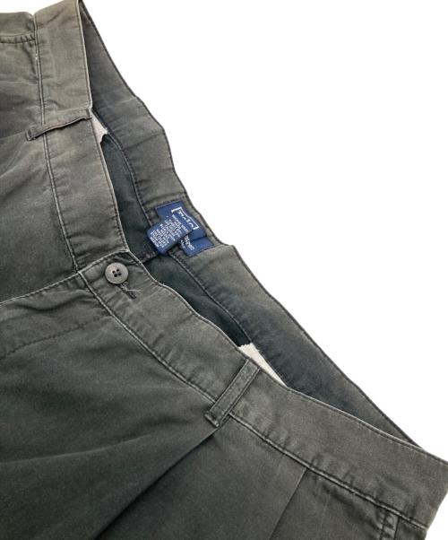 POLO RALPH LAUREN（ポロ・ラルフローレン）POLO RALPH LAUREN (ポロ・ラルフローレン) 2タックチノパン ブラック サイズ:40の古着・服飾アイテム