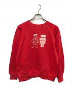 COLLEGIATE PACIFICカレッジパシフィック）の古着「ラグランスウェット」｜レッド
