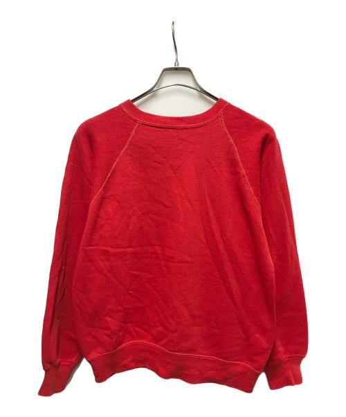COLLEGIATE PACIFIC（カレッジパシフィック）collegiate pacific (カレッジパシフィック) ラグランスウェット レッド サイズ:SIZE 38-40の古着・服飾アイテム