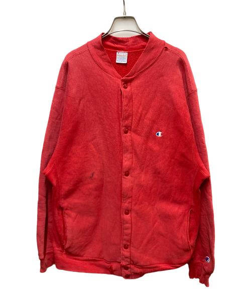 Champion（チャンピオン）Champion (チャンピオン) 90sリバースウィーブスナップカーディガン レッド サイズ:	SIZE XLの古着・服飾アイテム